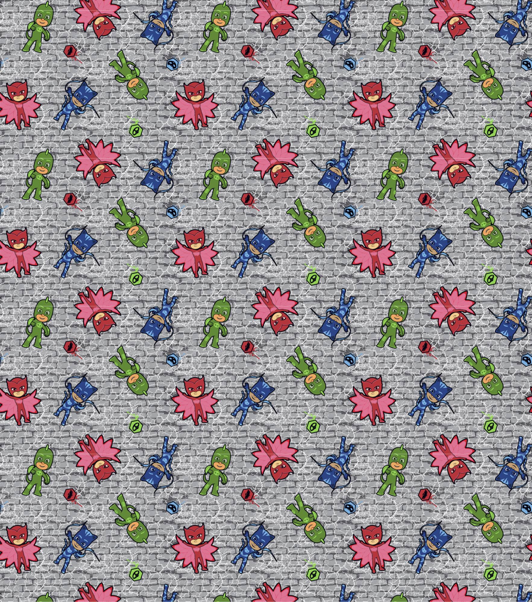 Eone PJ Masks Characters Cotton Fabric